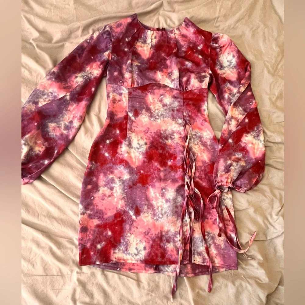✨Nasty Gal Multicolor Tie-Dye Dress - Picture 2 of 4